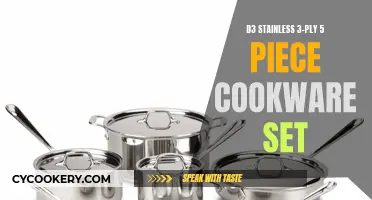 Dazzling Durability: Exploring the D3 Stainless 3-Ply 5-Piece Cookware Set