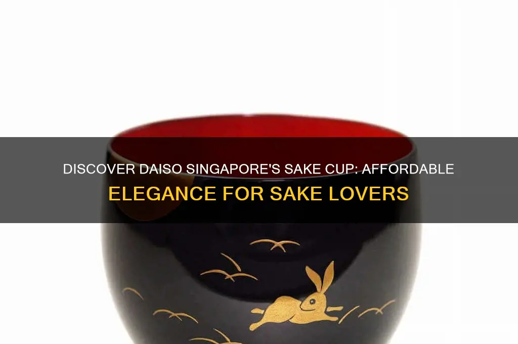 daiso singapore sake cup