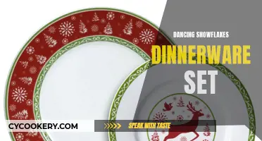 Swirling Elegance: The Enchanting Beauty of Dancing Snowflake Dinnerware