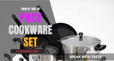 Complete Kitchenware Upgrade: The Dash of That 10-Piece Cookware Set