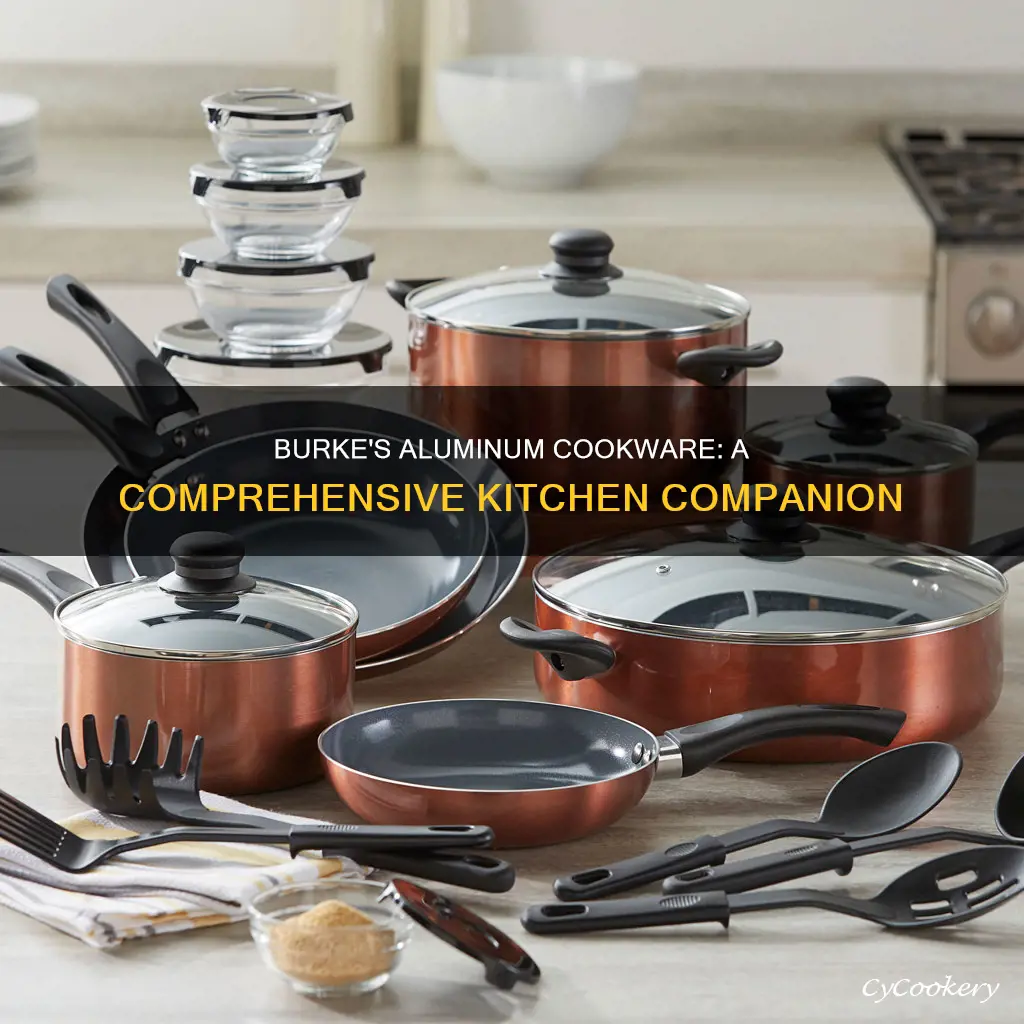 david burke 8 piece heavy gauge aluminum cookware set