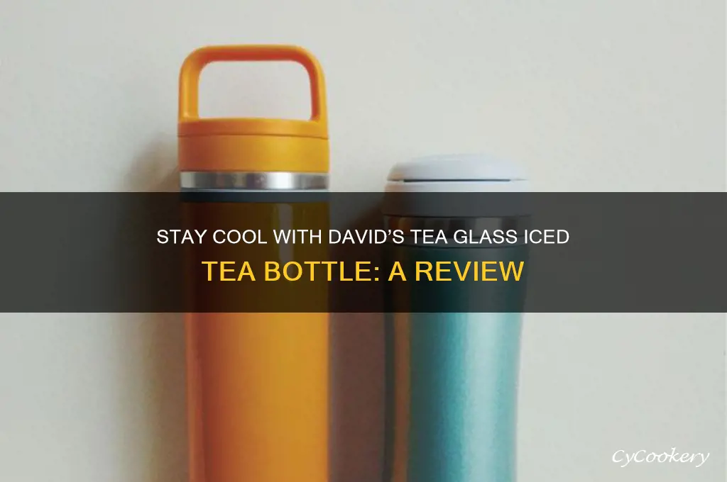 davids tea glass iced tea bottle