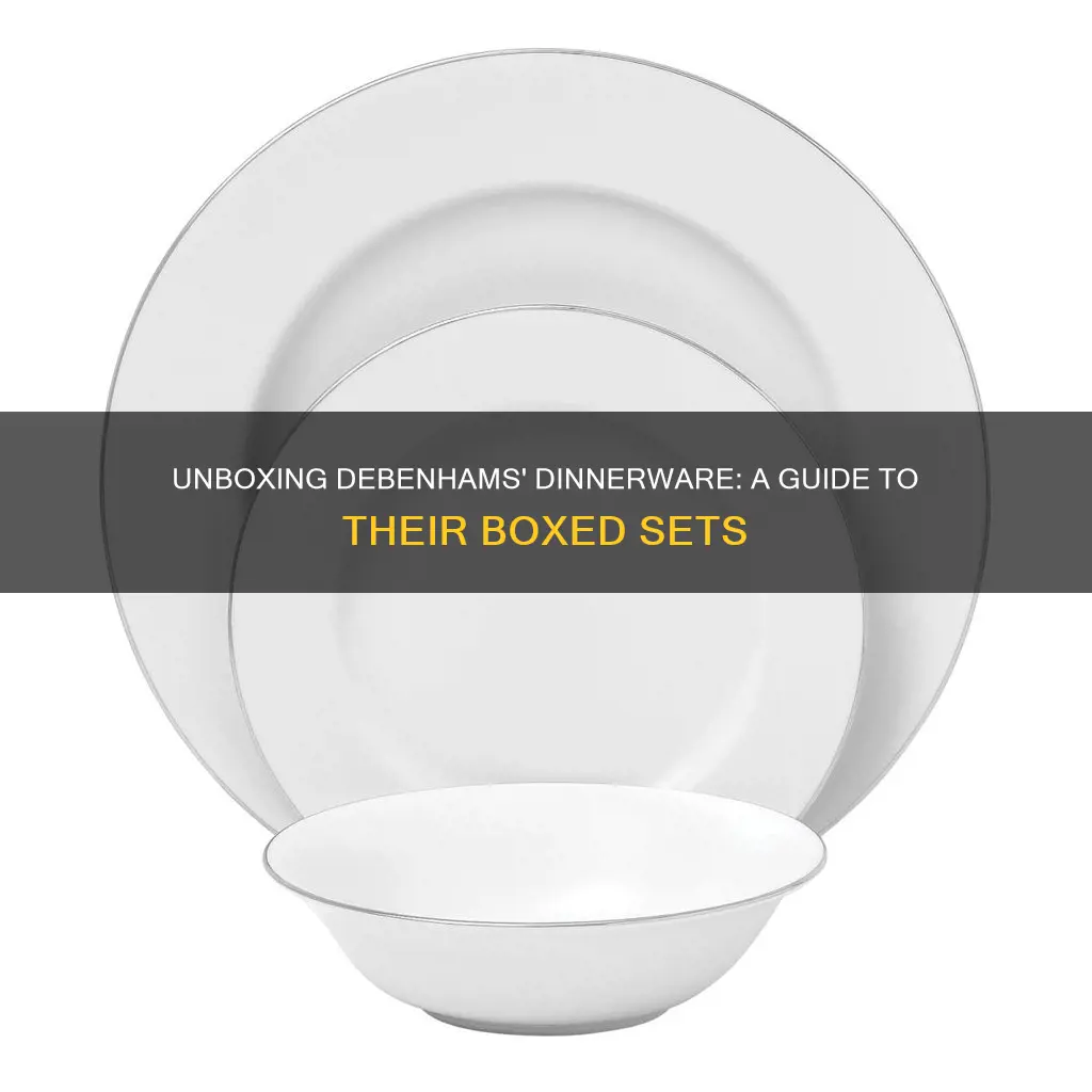 debenhams home furniture dinnerware boxed sets