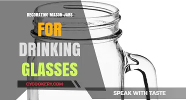 Creative Mason Jar Makeover: Stylish DIY Drinking Glasses Ideas