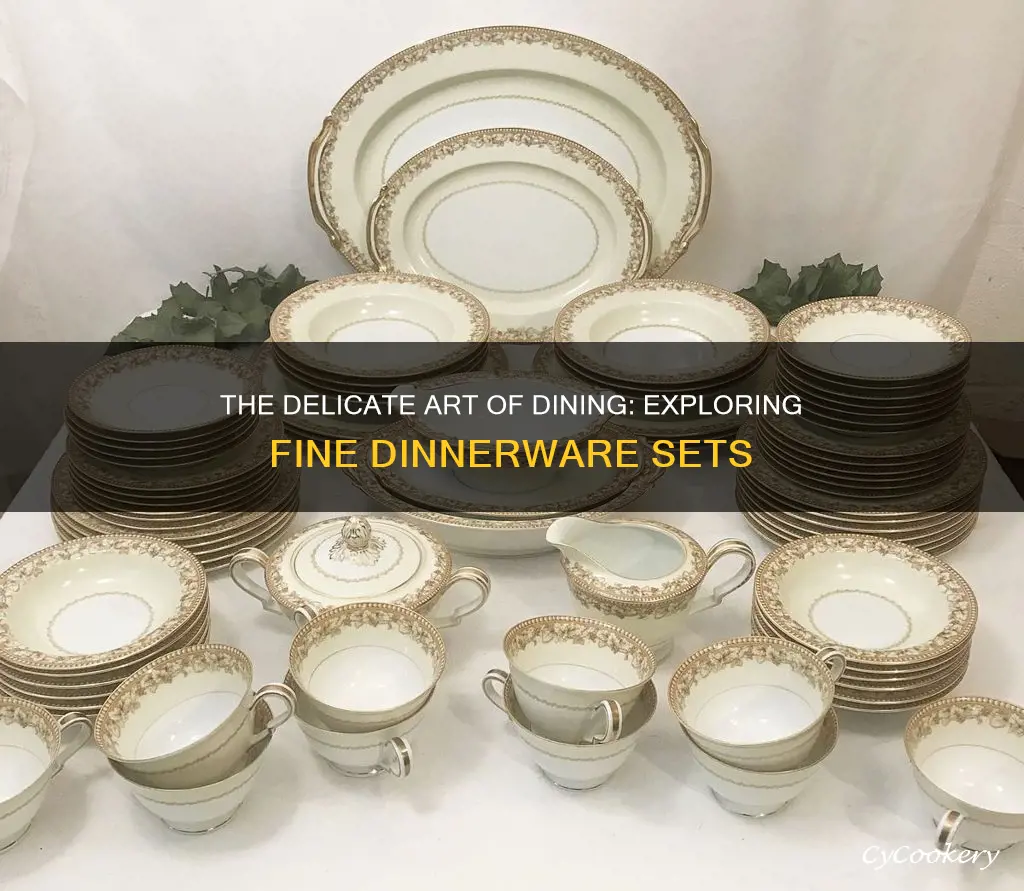 delicate dinnerware set