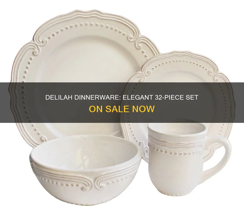 delilah dinnerware 32 set sale