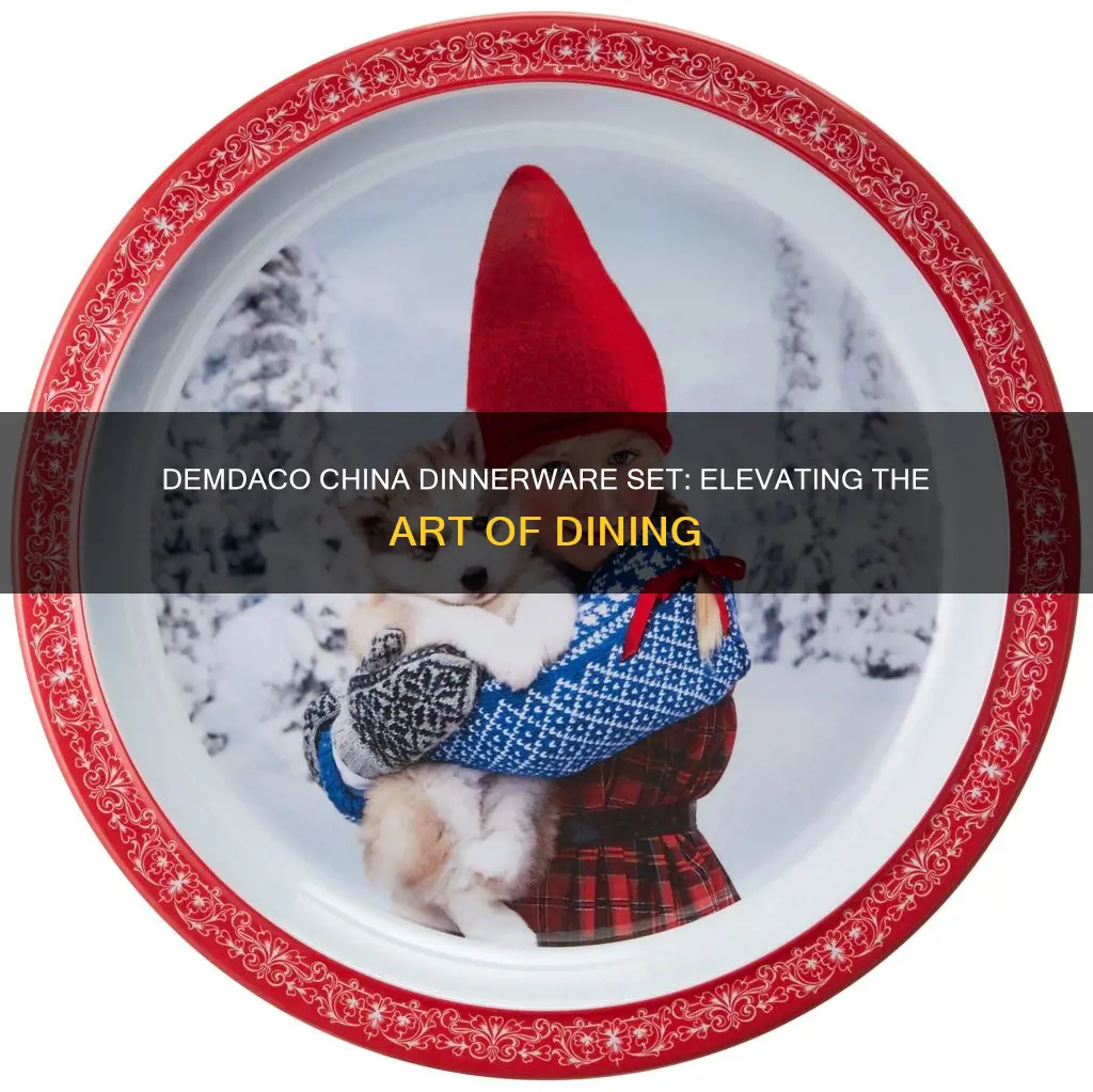 demdaco china dinnerware set