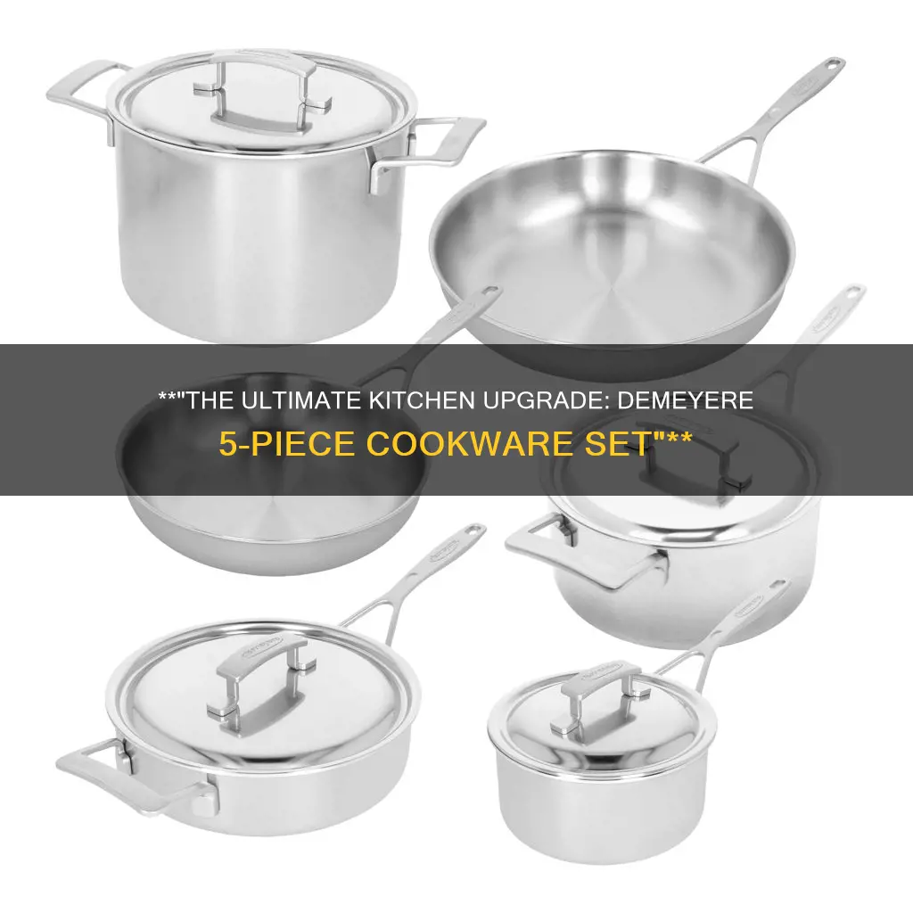 demeyere 5 piece cookware set