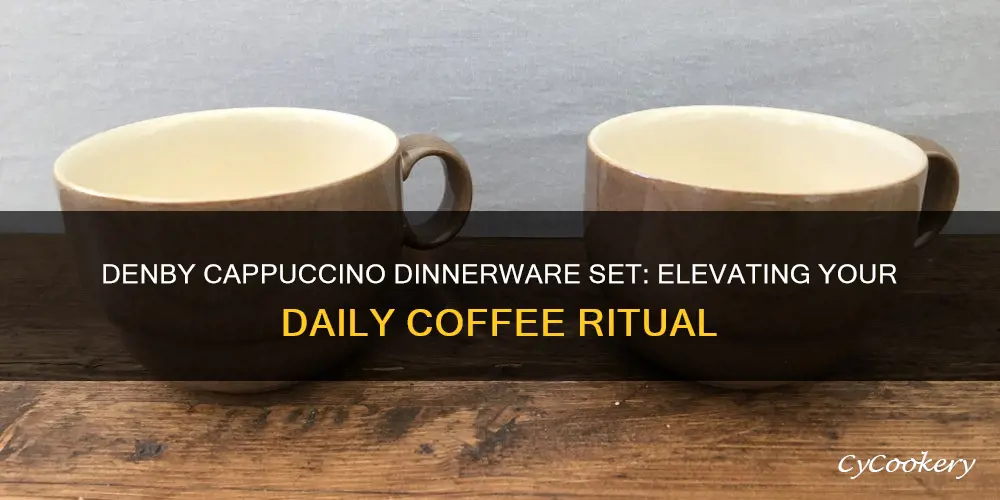 denby cappuccino dinnerware set