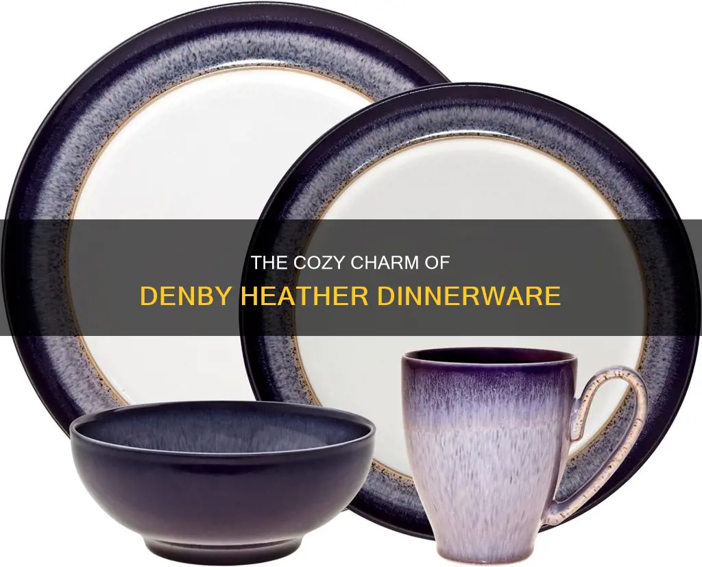 denby heather dinnerware set