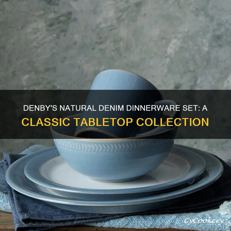 denby natural denim dinnerware set