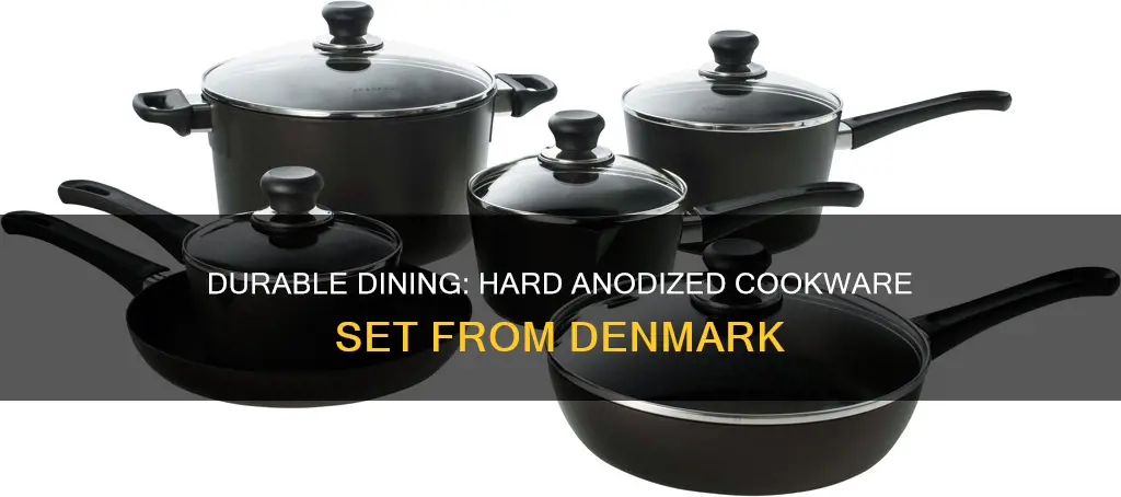 denmark 10 pc hard anodized cookware set