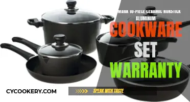 Durable and Dependable: Denmark's Ceramic Nonstick Aluminum Cookware Set with Warranty