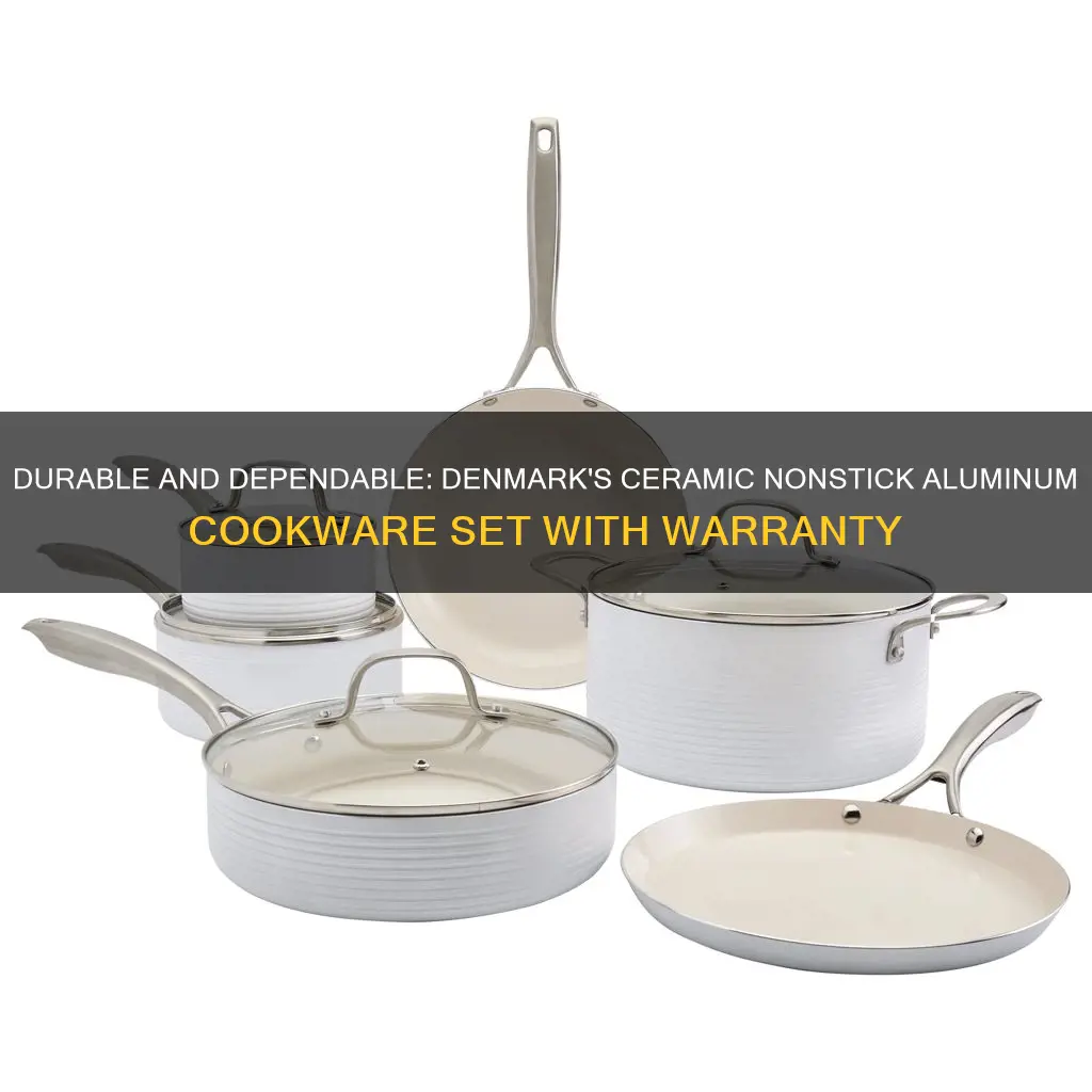 denmark 10-piece ceramic nonstick aluminum cookware set warranty