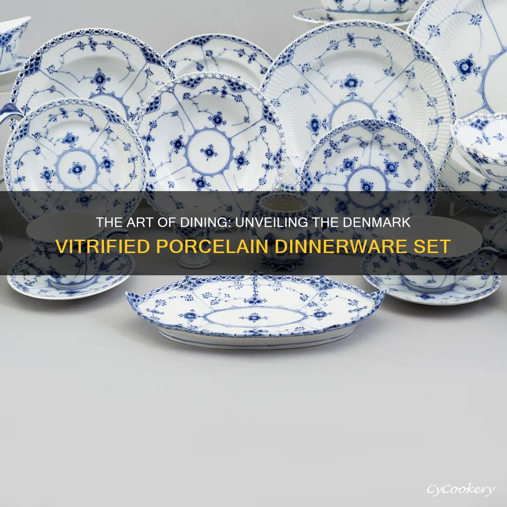 denmark vitrified porcelain dinnerware set