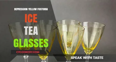 Yellow Fostoria Glasses: A Vintage Charm for Depression-Era Iced Tea Lovers