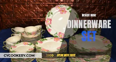 Desert Rose Dinnerware Set: A Tabletop Oasis