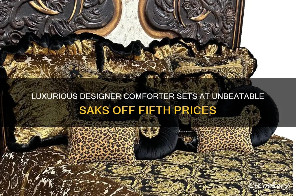 designer comforter sets at saks off fifth