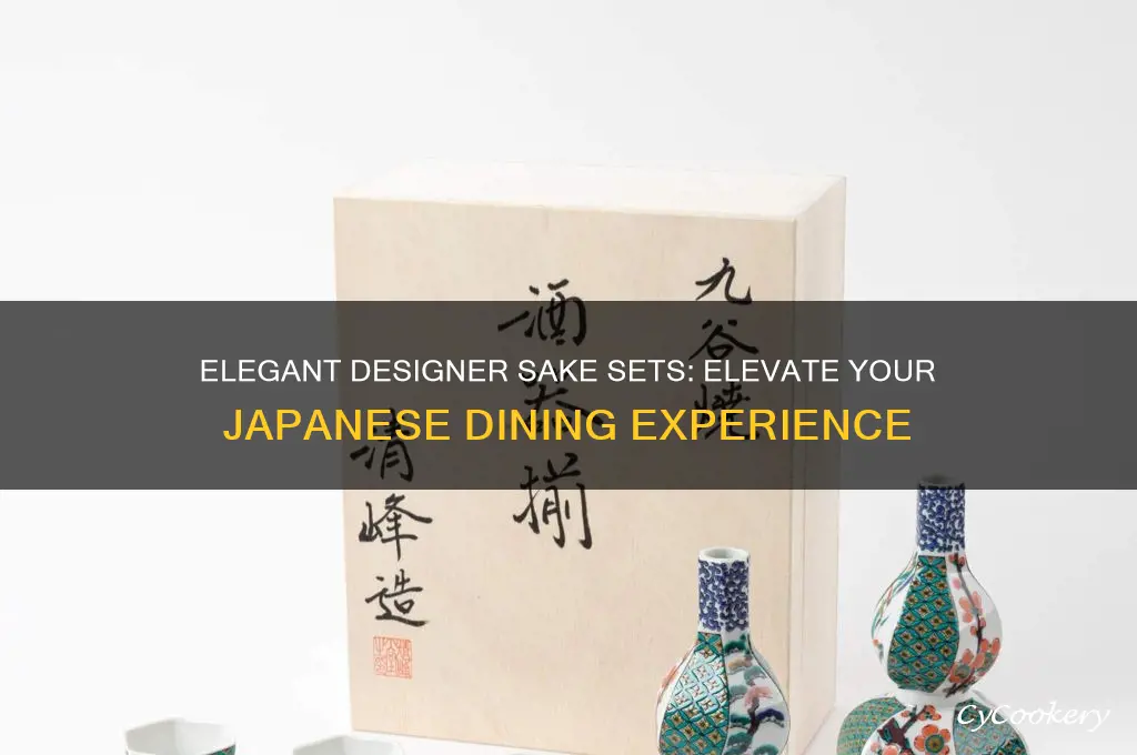 designer sake set