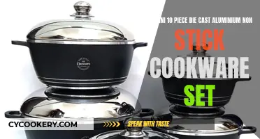 Complete Cooking Companion: Dessini's 10-Piece Die-Cast Aluminium Non-Stick Cookware Set