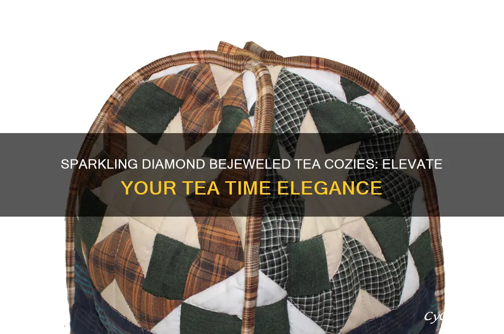 diamond bejeweled tea cozies