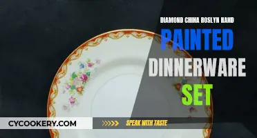 Elegant Dining with the Diamond China Roslyn Hand-Painted Dinnerware Set