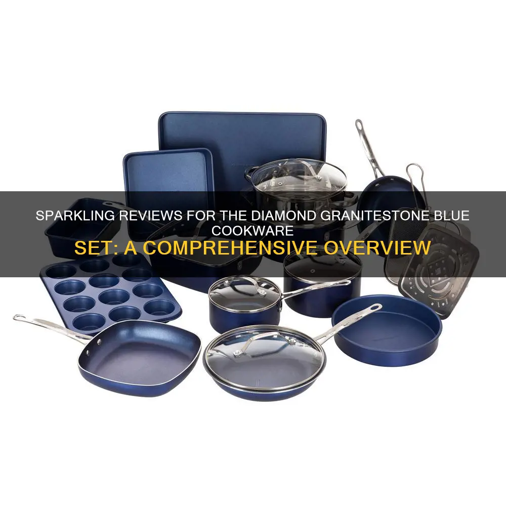 diamond granitestone blue cookware set reviews