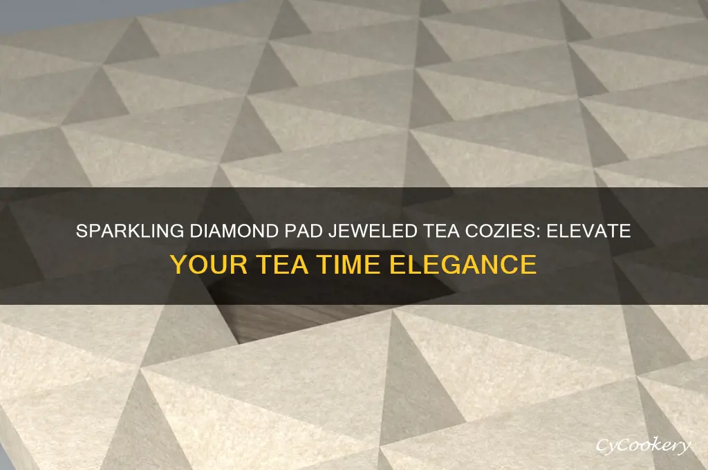 diamond pad jewled tea cozies