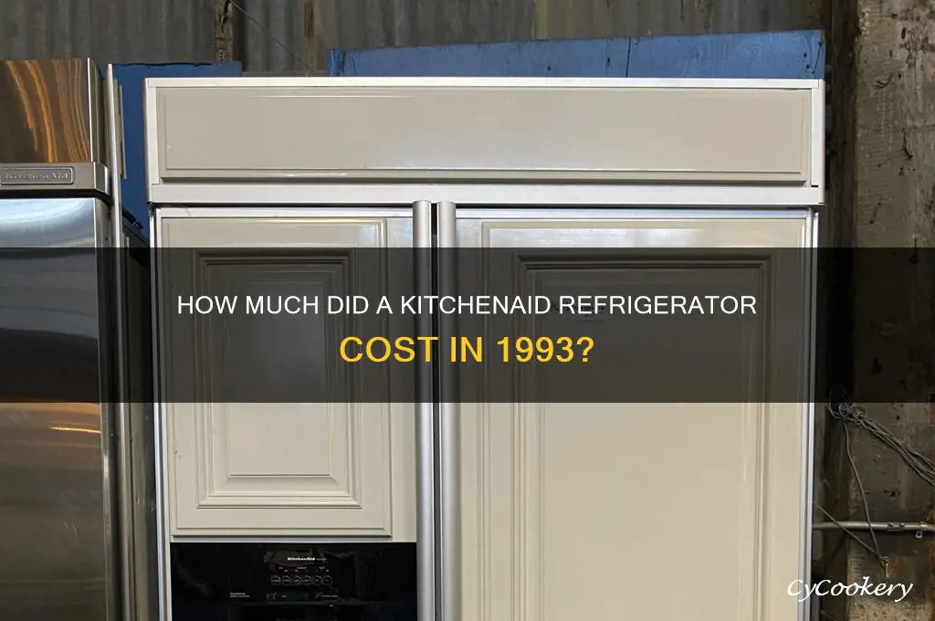 did a kitchenaid refrigerator cost in 1993