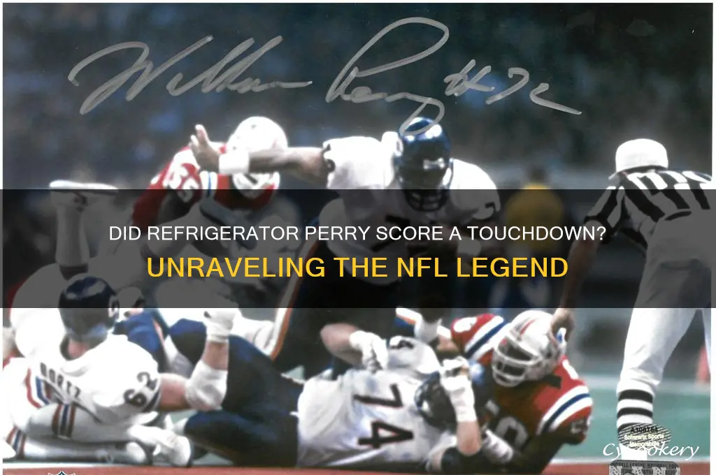 did refrigerator perry ever score a touchdown