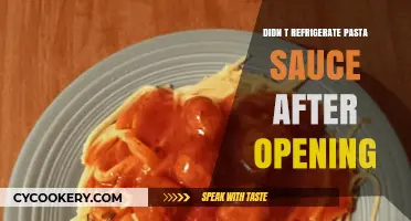 Left Out Overnight: Risks of Not Refrigerating Opened Pasta Sauce