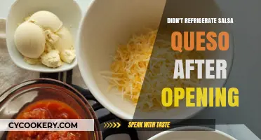 Left Out Overnight: Risks of Unrefrigerated Salsa and Queso After Opening