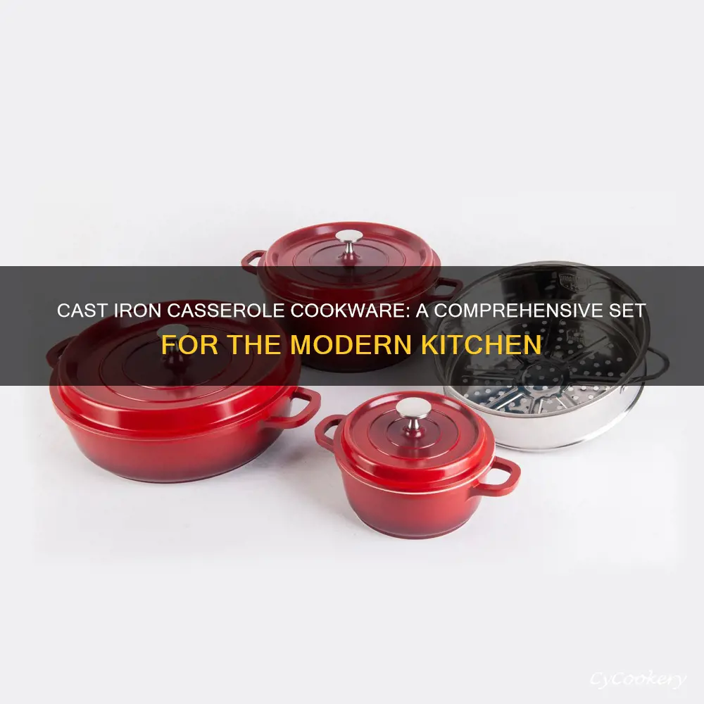 die cast casserole cookware set