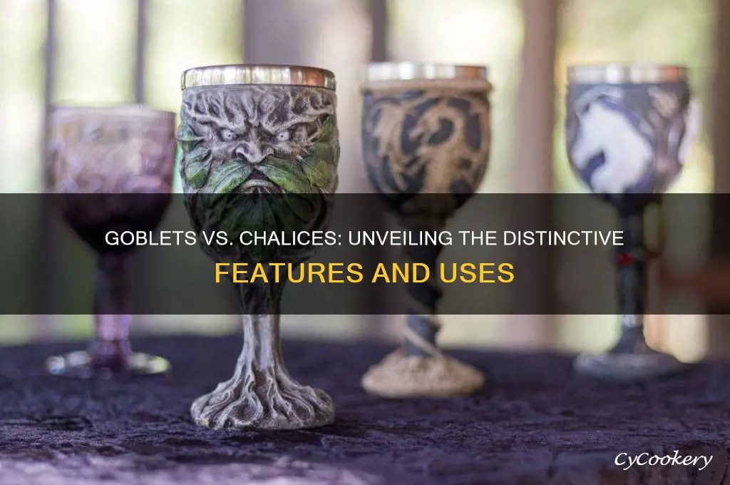 difference between goblets and chalices
