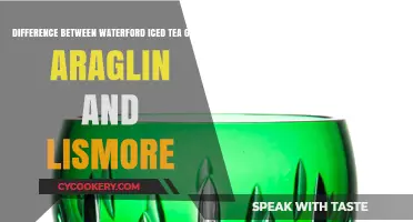 Waterford Iced Tea Glasses: Araglin vs. Lismore - Key Differences