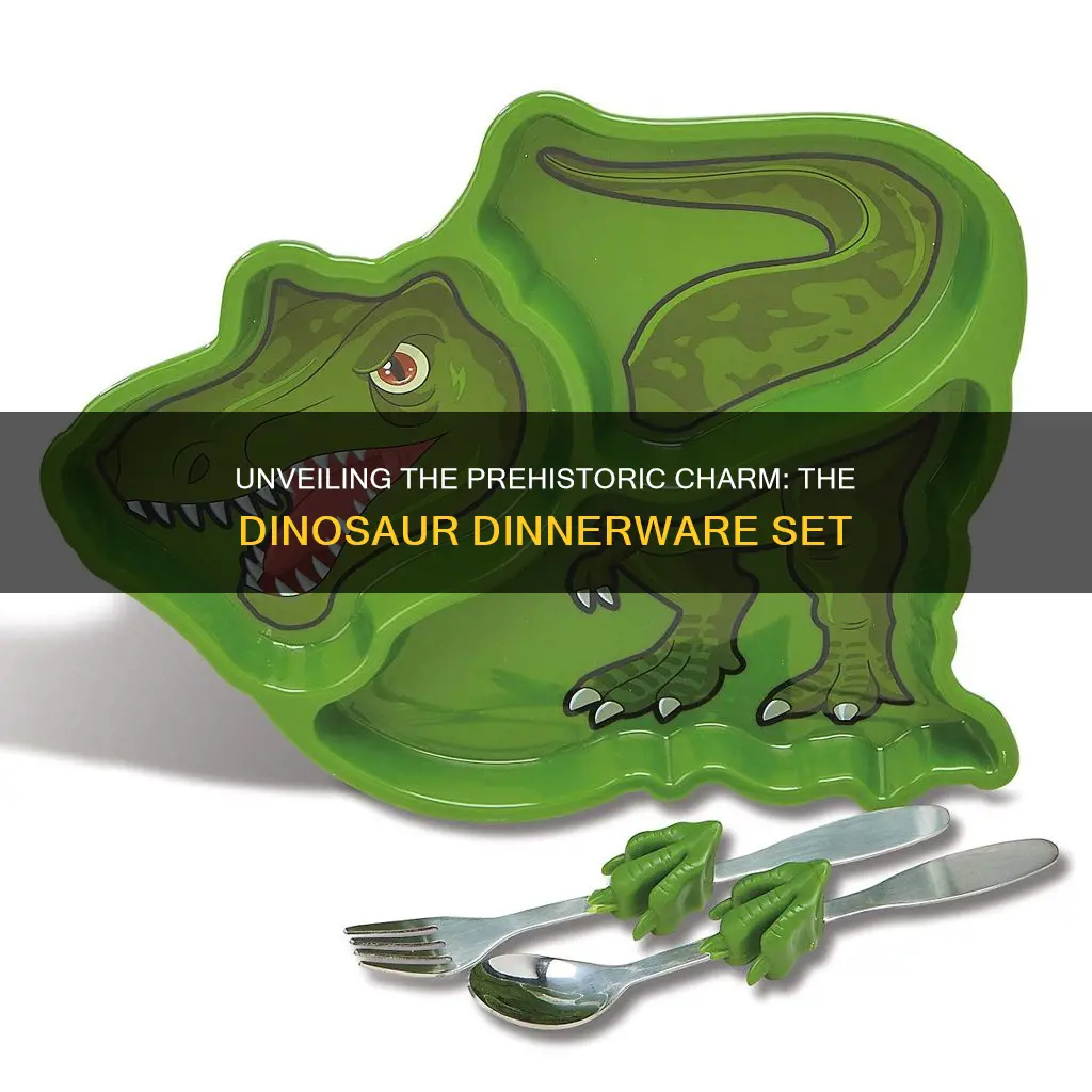 dinasaur dinnerware set