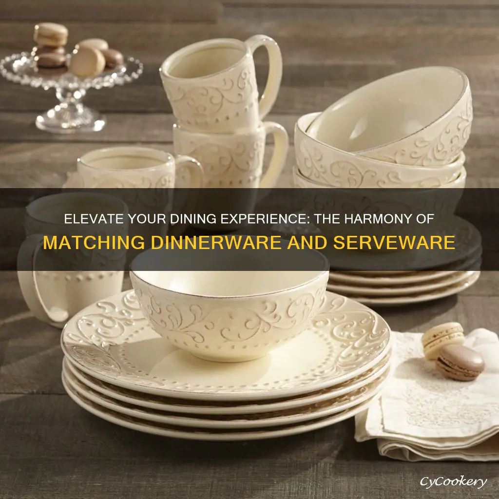 dinnerware and serveware matching sets