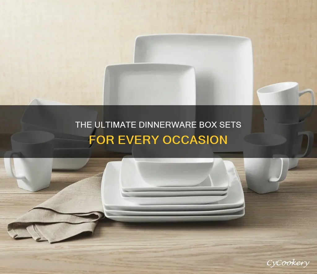 dinnerware box sets