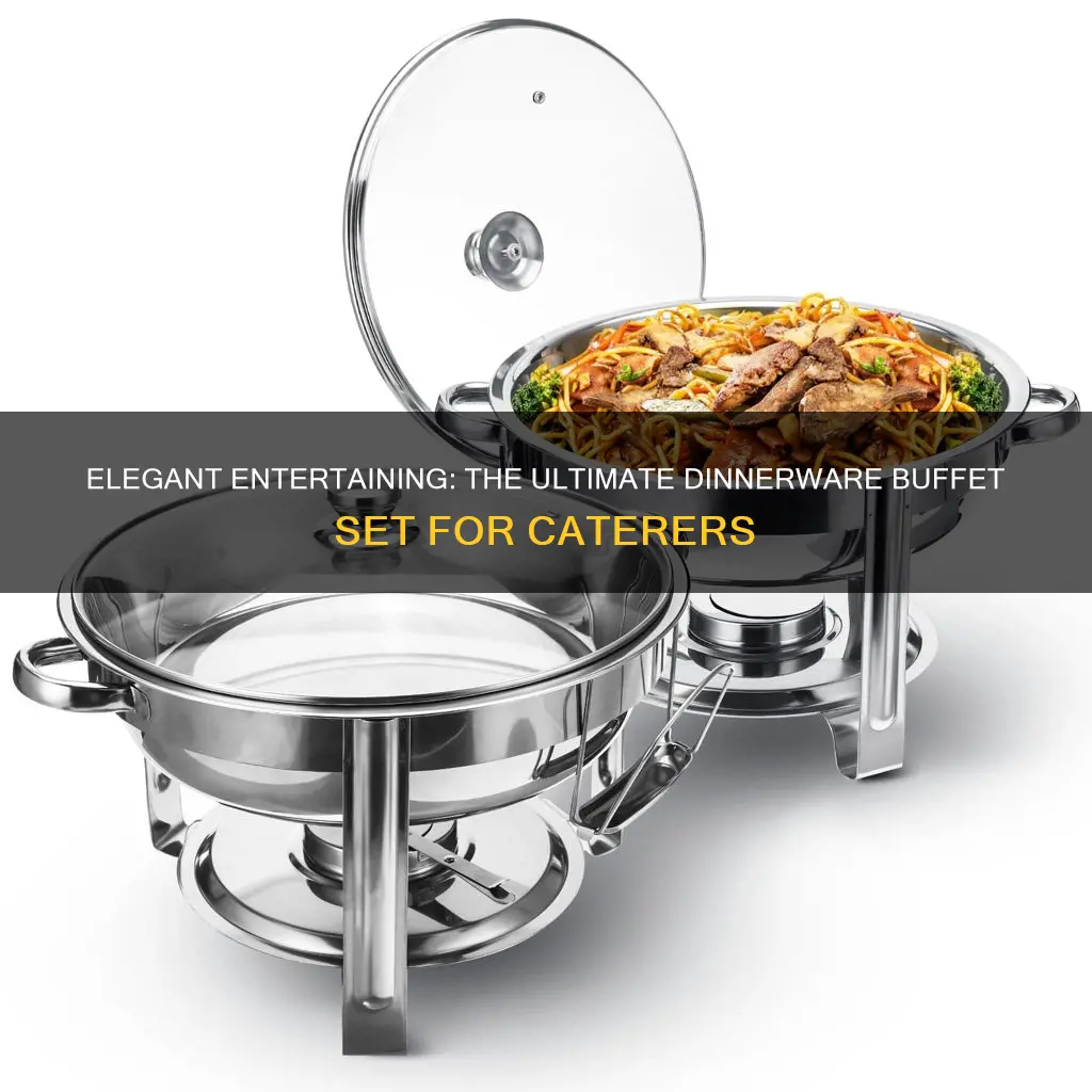 dinnerware catering buffet set