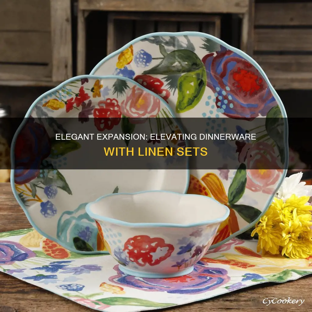 dinnerware expanded sets linen