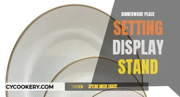 Elegant Display: Elevating Dinnerware with Place Setting Stands