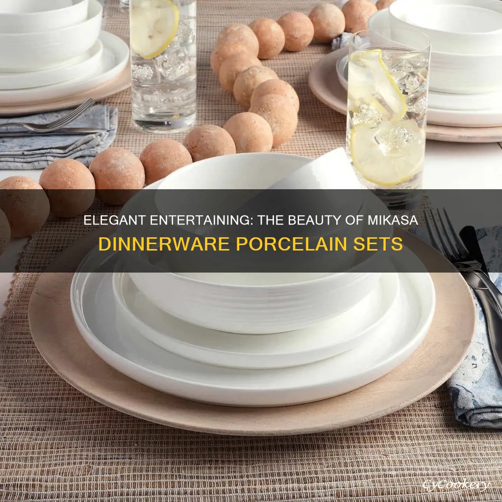 dinnerware porcelain mikasa set