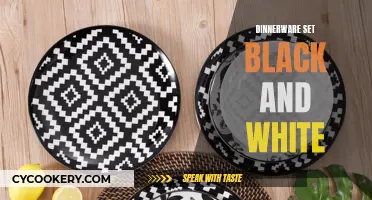 Monochrome Magic: Elevating Dinnerware with Black and White Sets