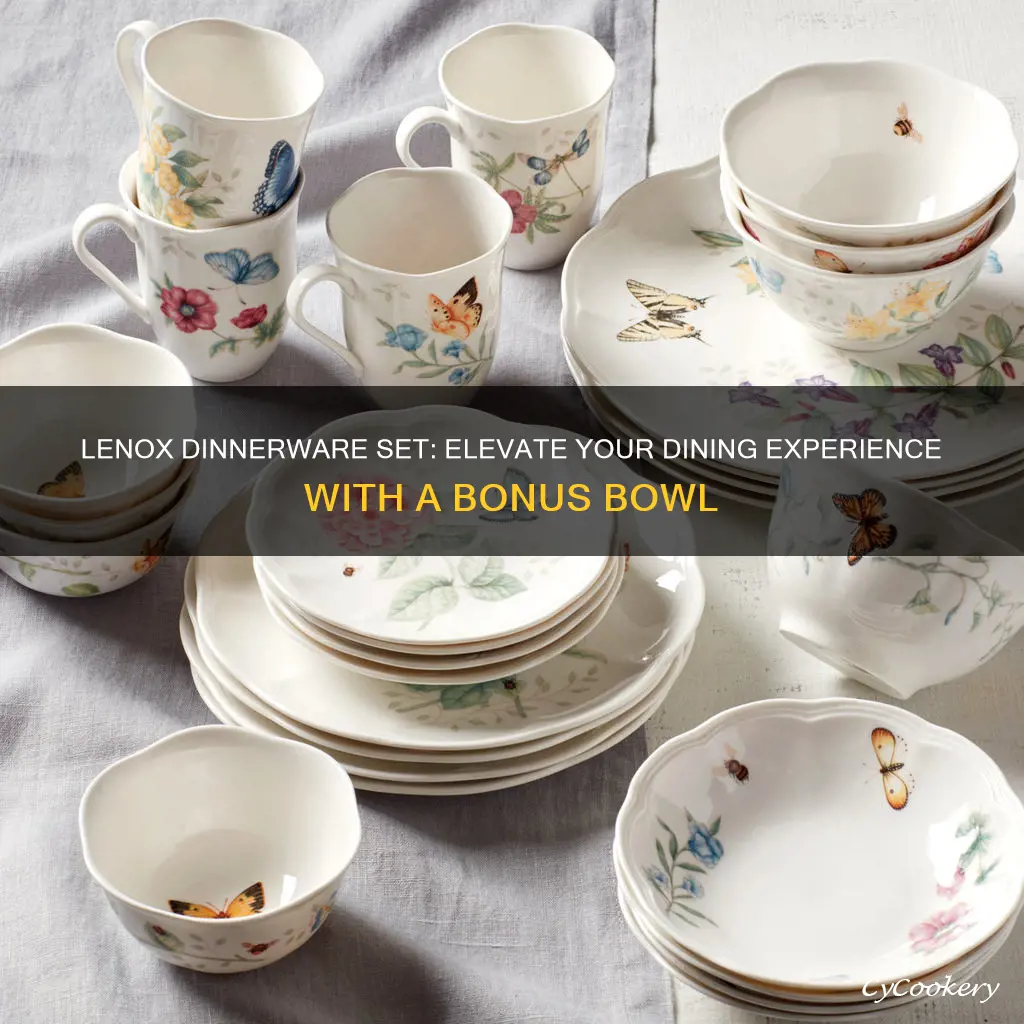 dinnerware set bonus bowl by lenox