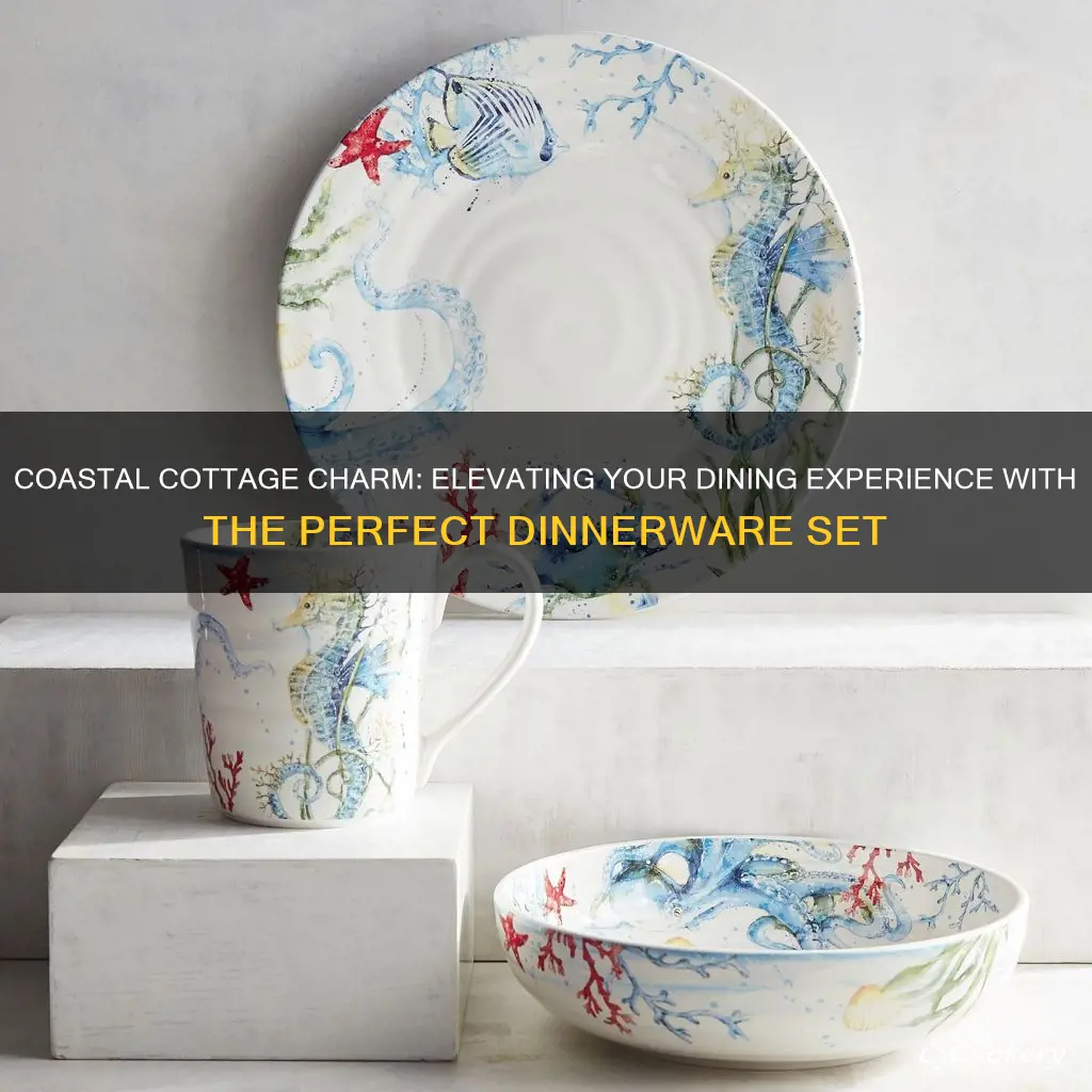 dinnerware set coastal cottage