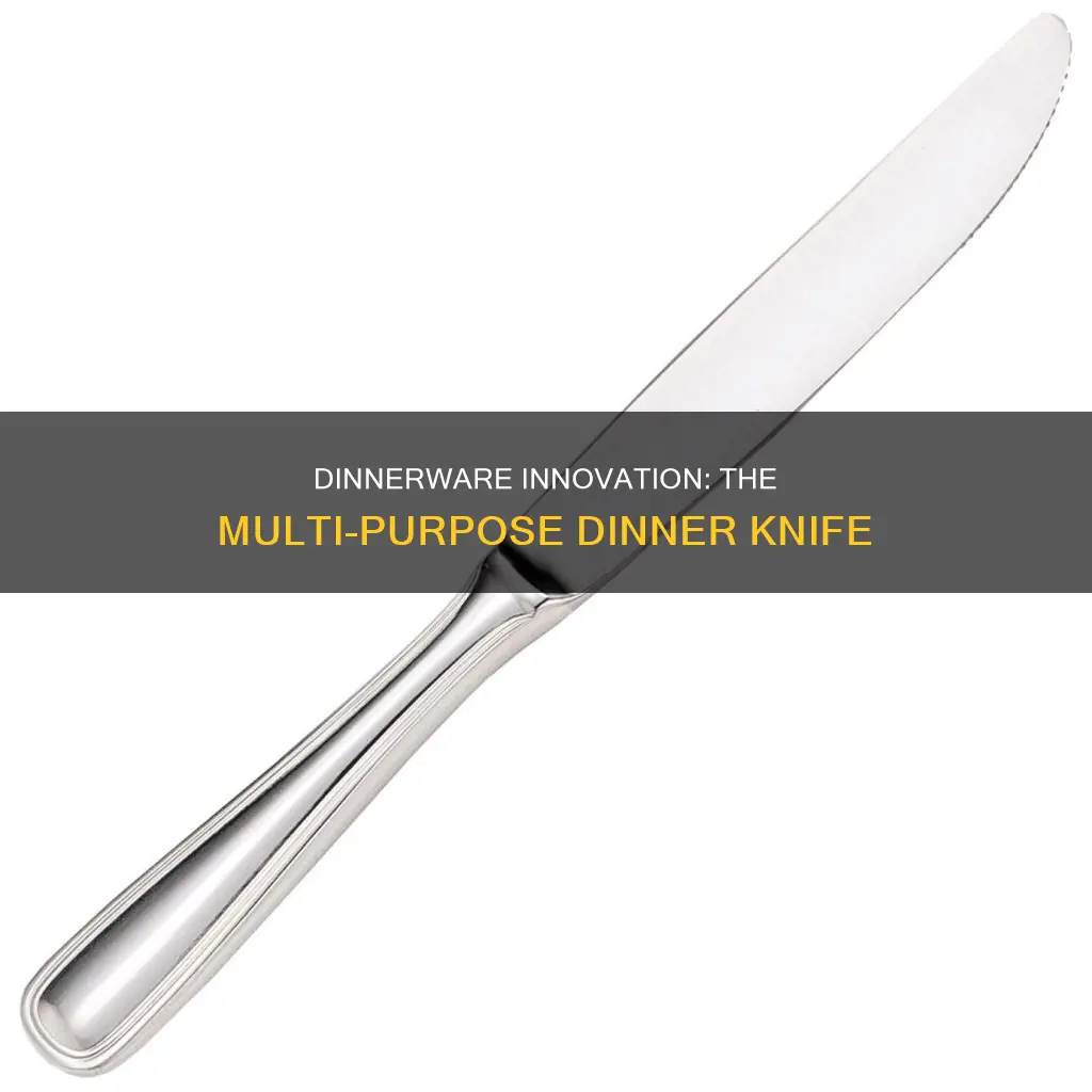 dinnerware set dinner knife with larger blade for spreading