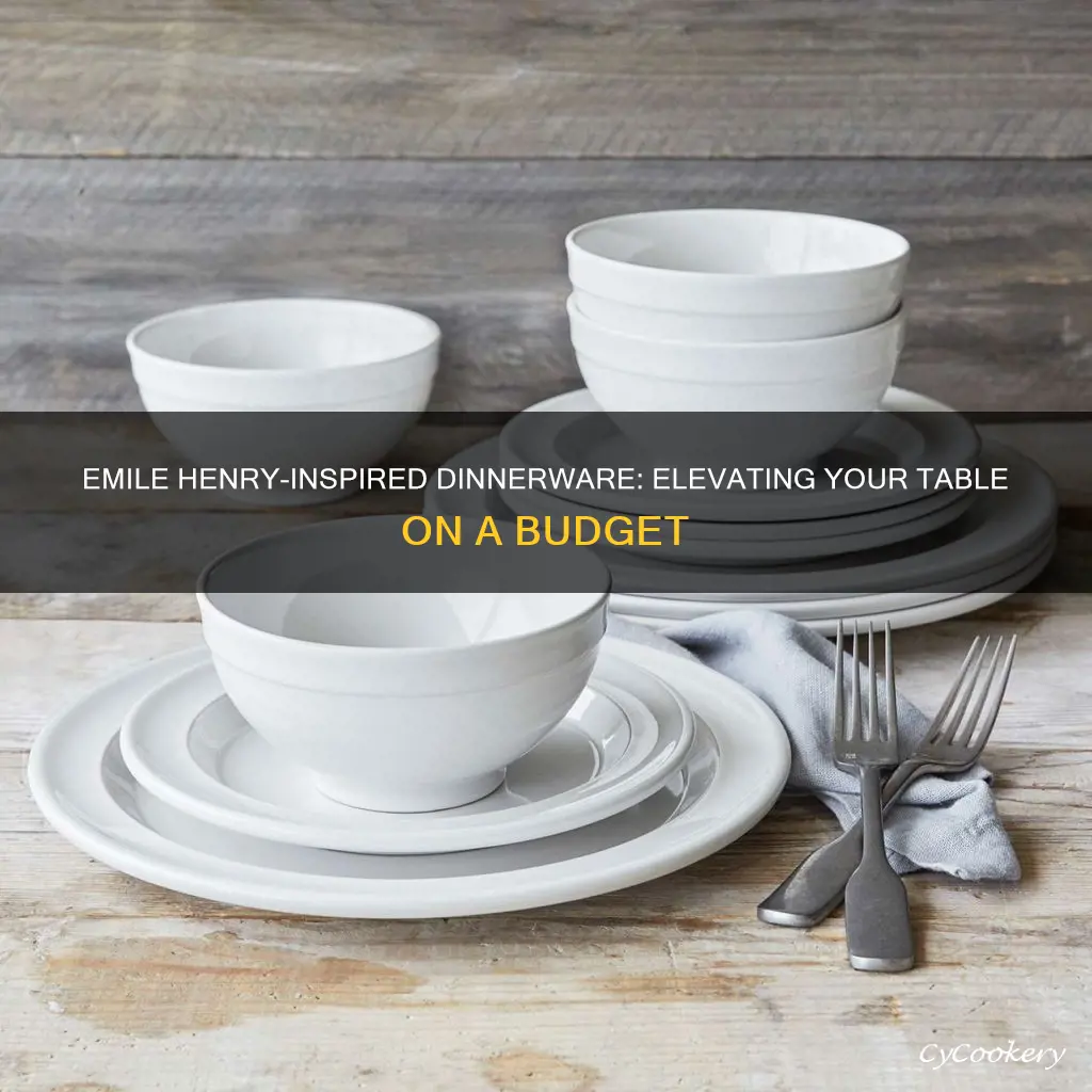 dinnerware set emile henry but cheaper