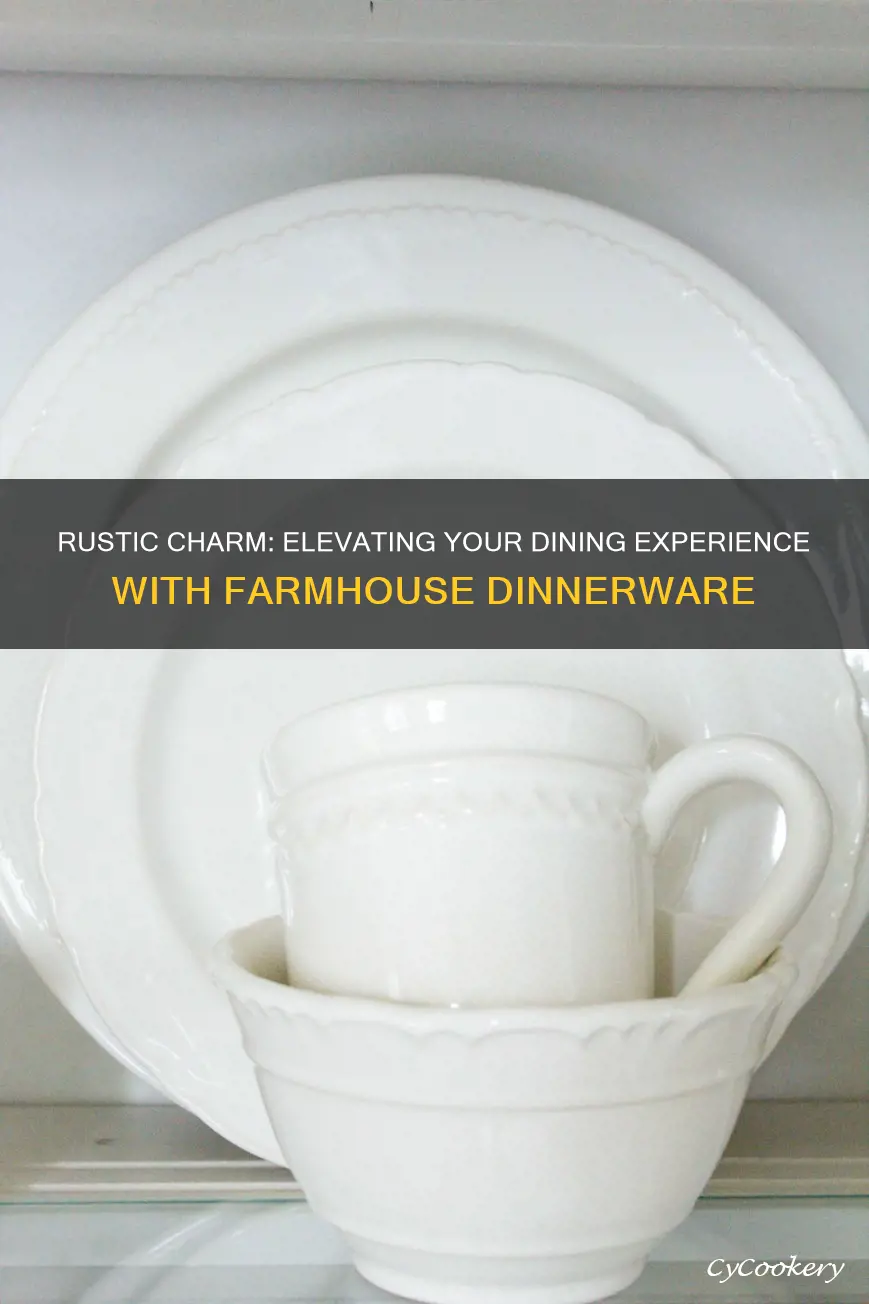 dinnerware set farmhouse