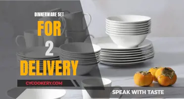 Elegant Dining for Two: Discover the Perfect Dinnerware Set Delivery