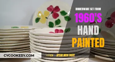 Vintage Vibes: Unveiling the Charm of 1960s Hand-Painted Dinnerware Sets